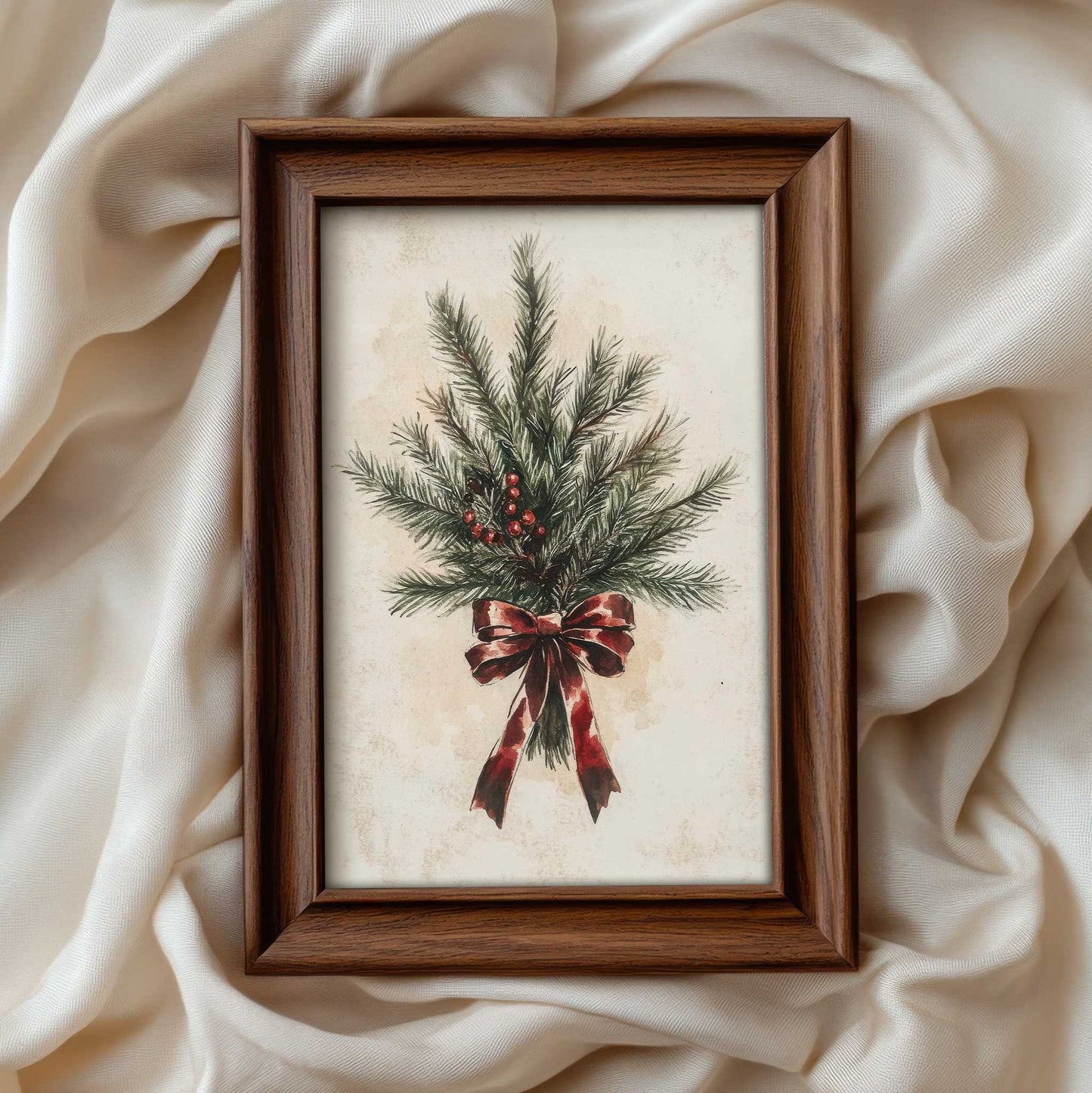 Christmas Botanical Print