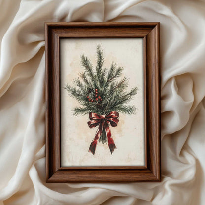 Christmas Botanical Print