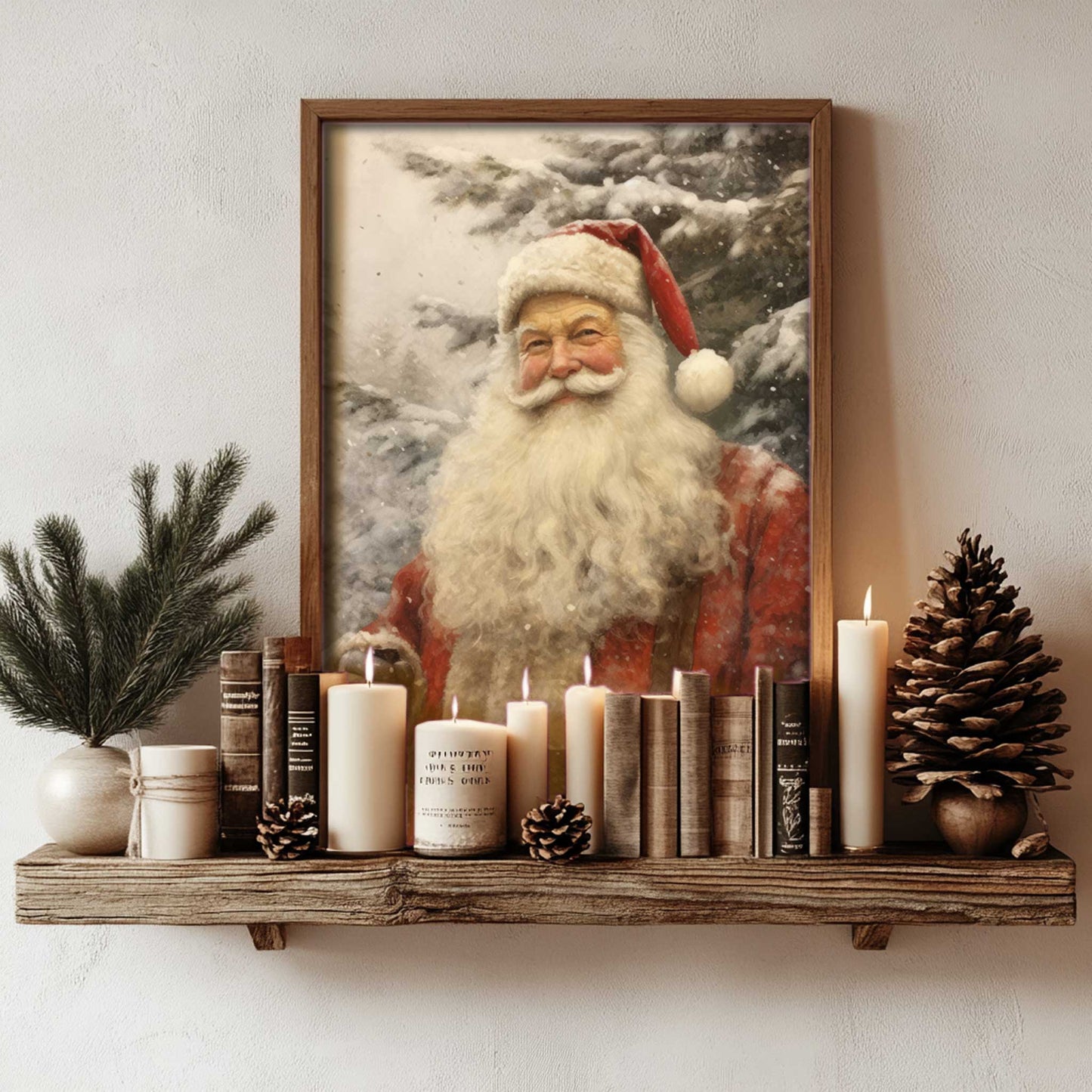 Santa Claus Portrait Painting